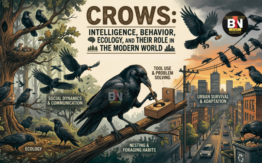 crows intelligence, behavior, ecology, and their role in the modern world