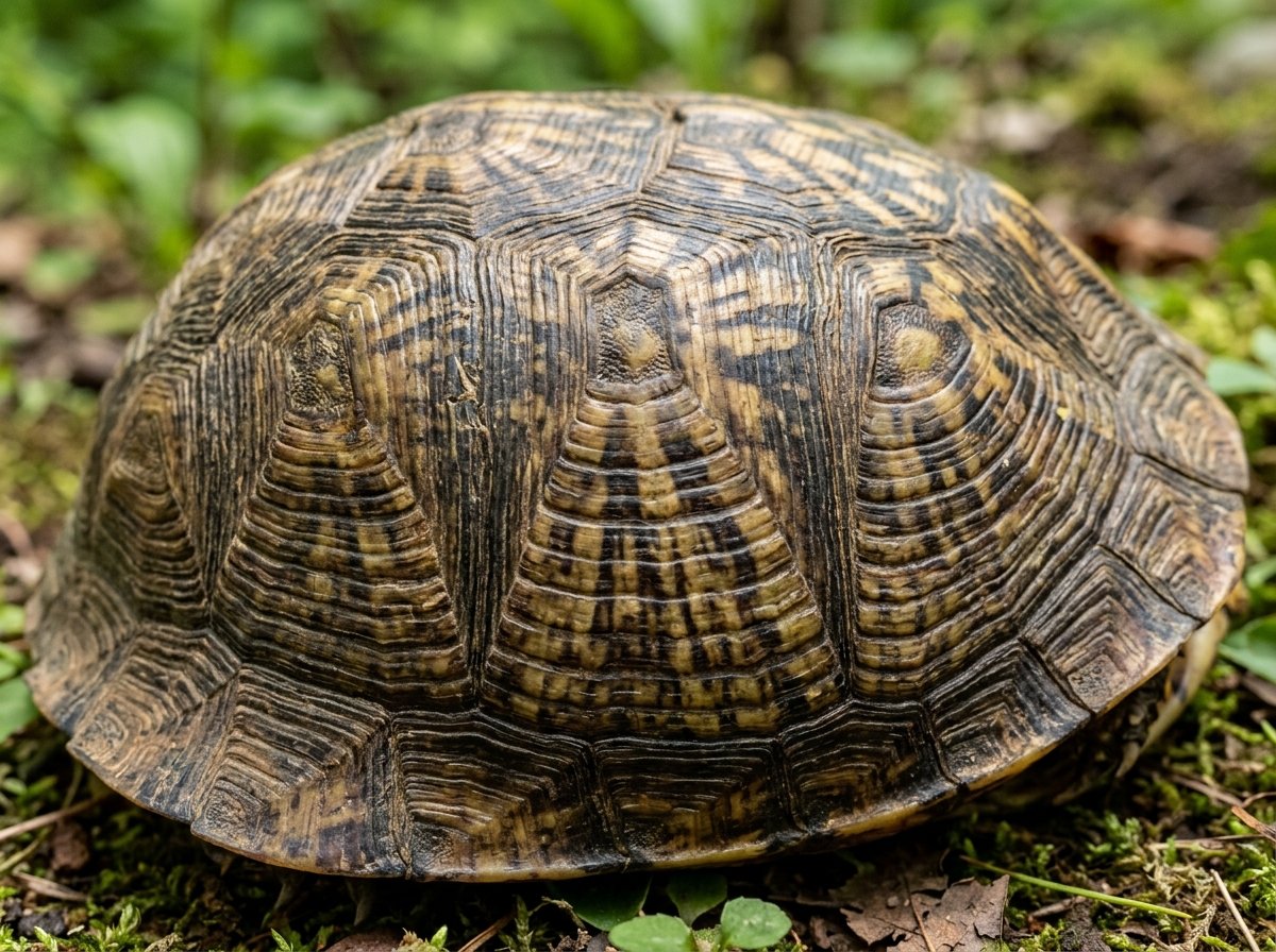 Detailed turtle shell patterns
