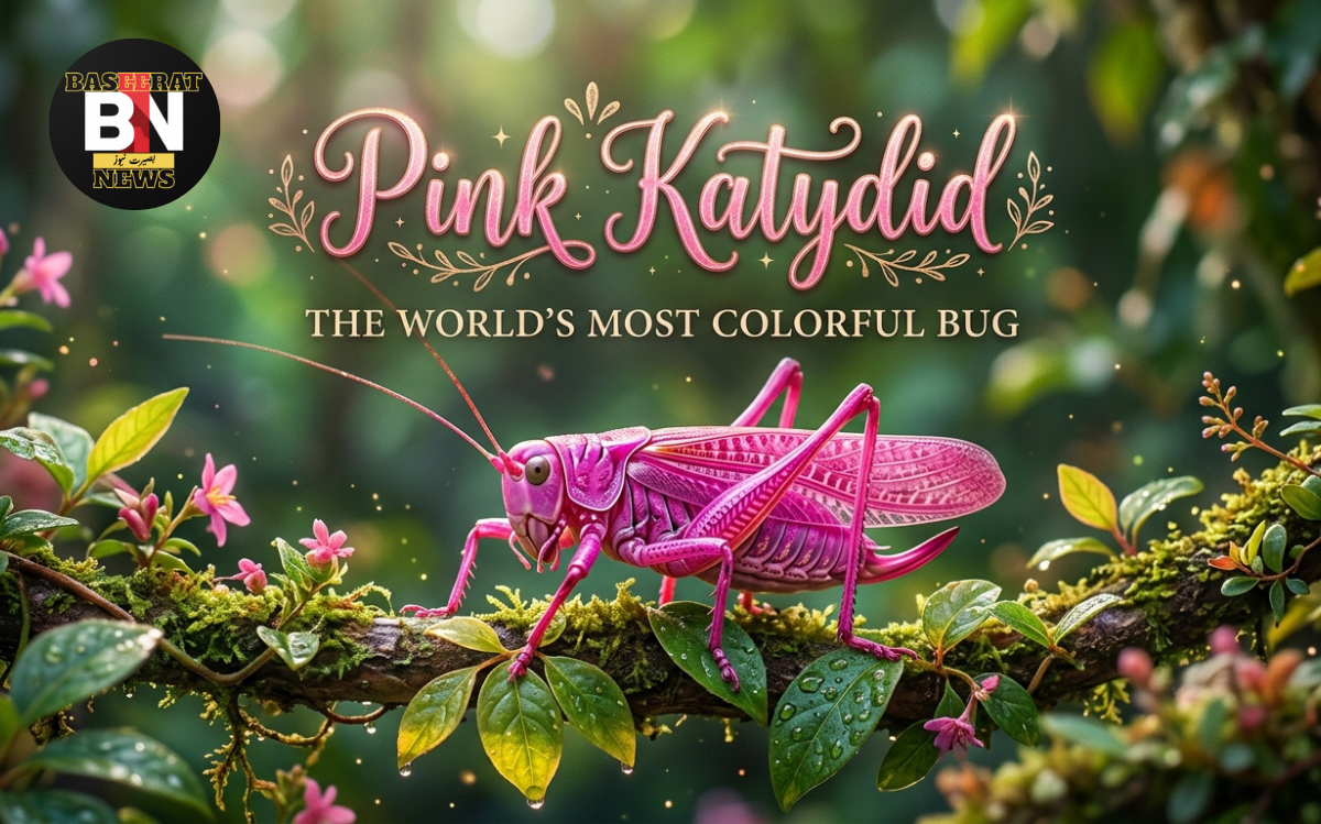 pink katydid the world's most colorful bug