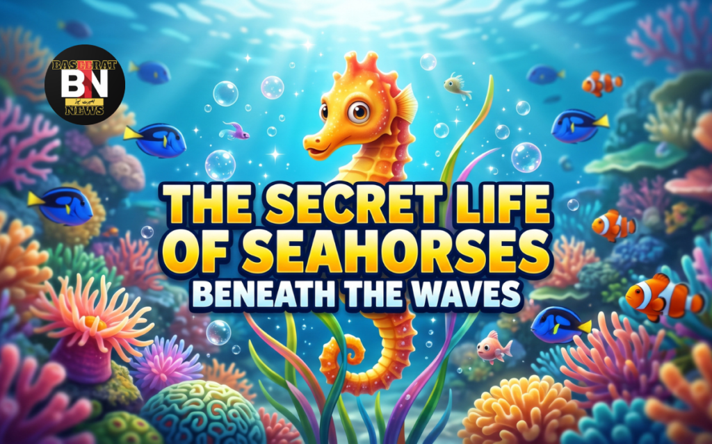 the secret life of seahorses beneath the waves