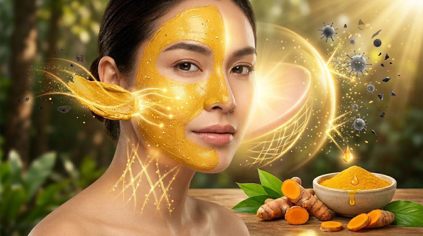 Turmeric powerful for skin